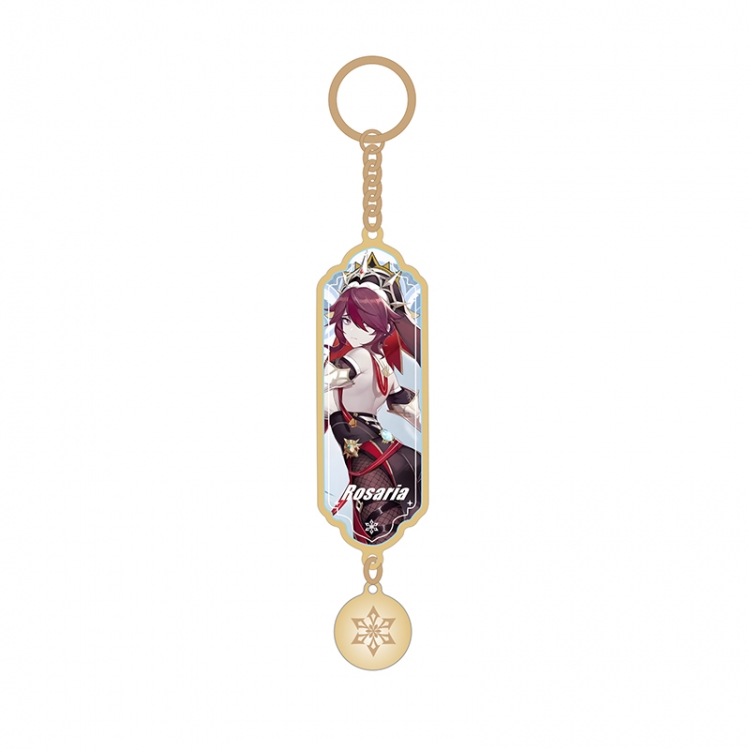 Genshin Impact Anime peripheral pendant sandwich keychain price for 5 pcs