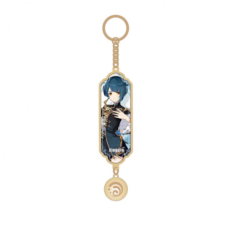 Genshin Impact Anime peripheral pendant sandwich keychain price for 5 pcs