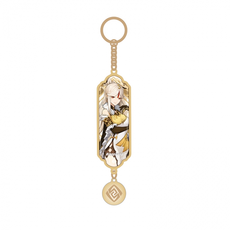 Genshin Impact Anime peripheral pendant sandwich keychain price for 5 pcs