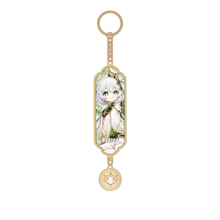 Genshin Impact Anime peripheral pendant sandwich keychain price for 5 pcs