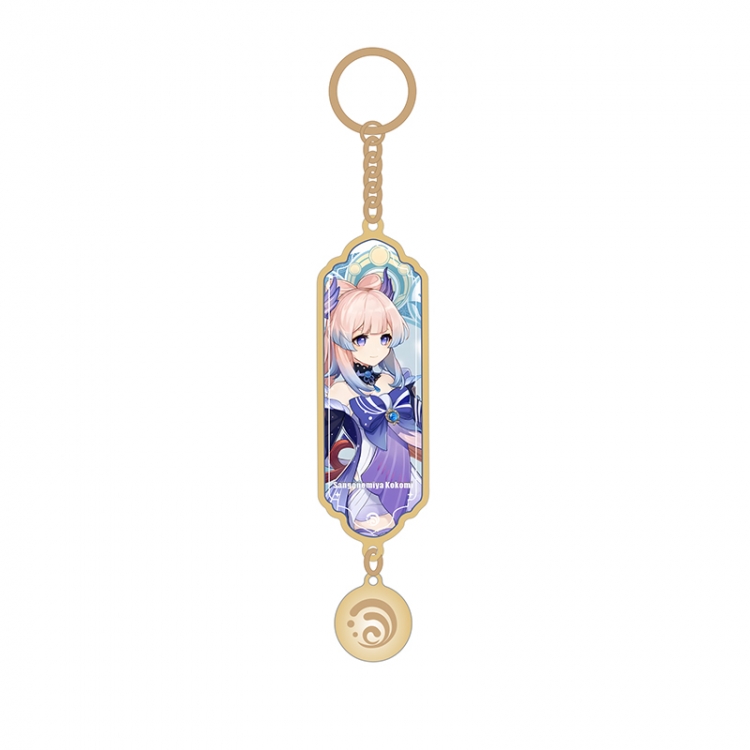 Genshin Impact Anime peripheral pendant sandwich keychain price for 5 pcs