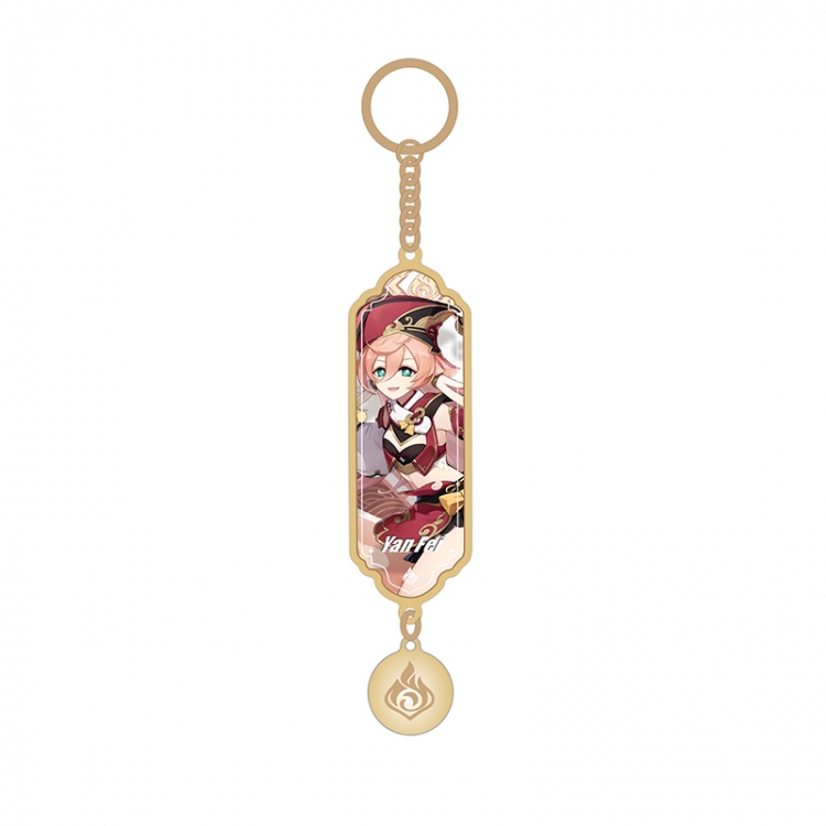 Genshin Impact Anime peripheral pendant sandwich keychain price for 5 pcs