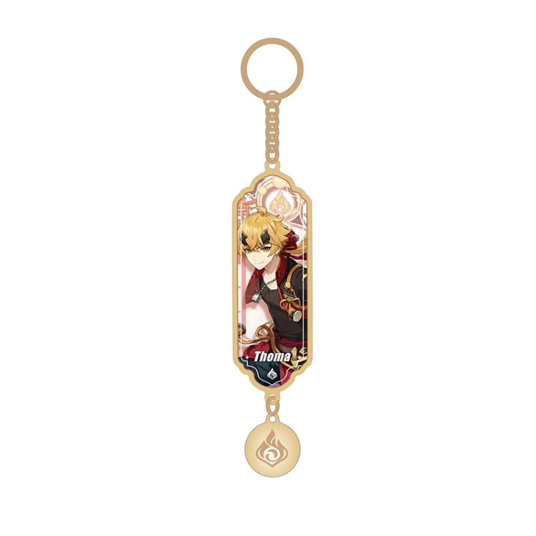 Genshin Impact Anime peripheral pendant sandwich keychain price for 5 pcs