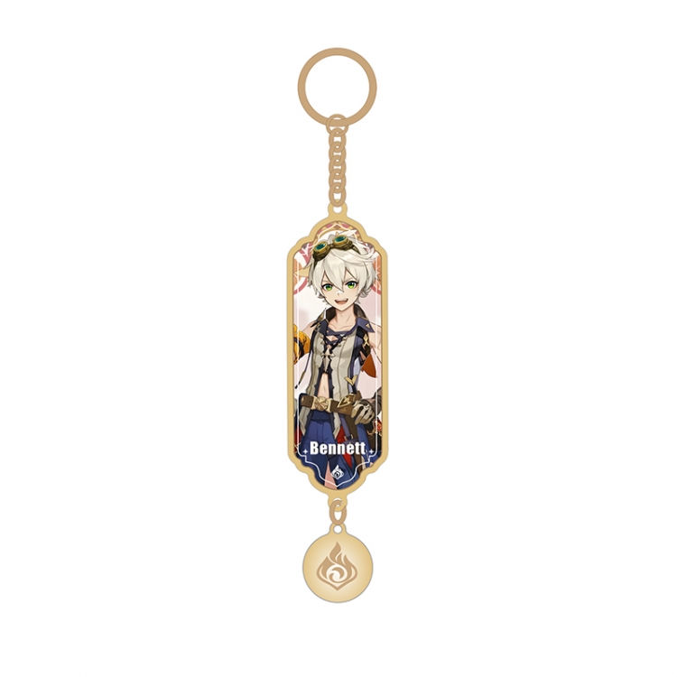 Genshin Impact Anime peripheral pendant sandwich keychain price for 5 pcs