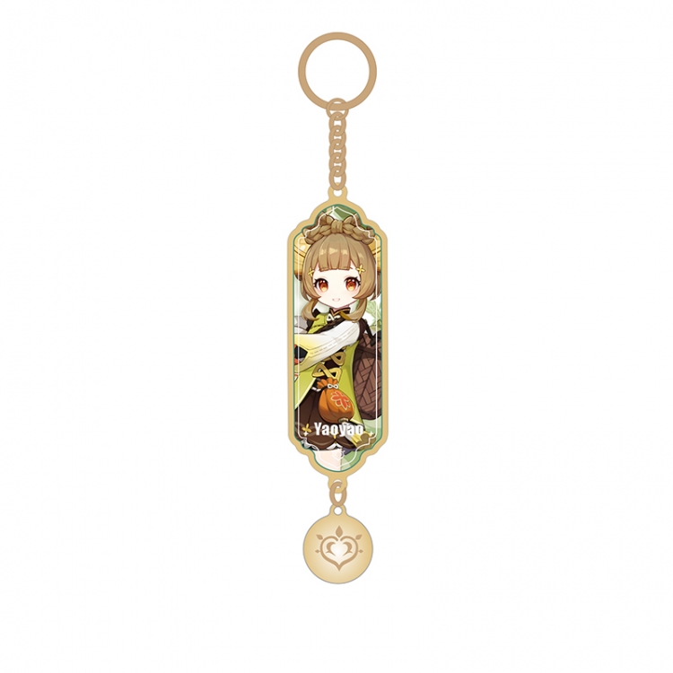 Genshin Impact Anime peripheral pendant sandwich keychain price for 5 pcs