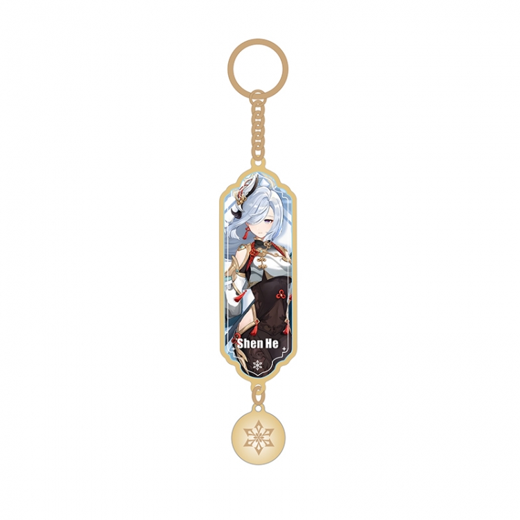 Genshin Impact Anime peripheral pendant sandwich keychain price for 5 pcs