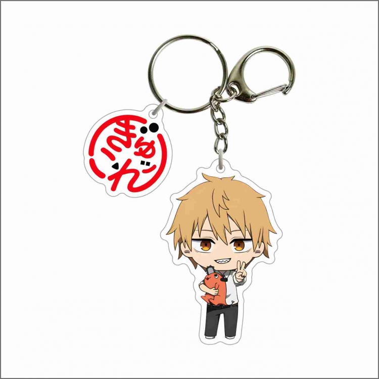 Chainsaw man Animation peripheral 2 pendant keychain pendant decoration price for 5 pcs