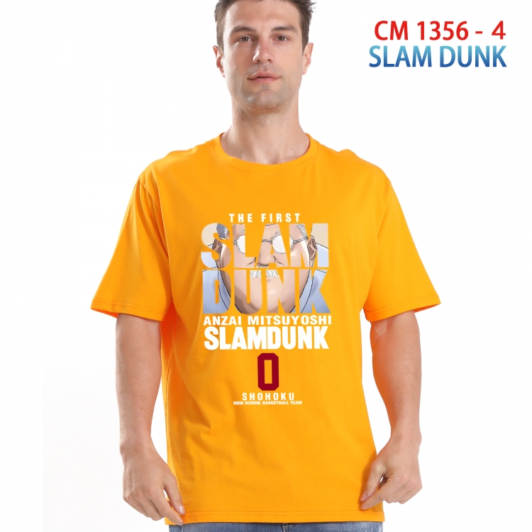 Slam Dunk Printed short-sleeved cotton T-shirt from S to 4XL  1358 4