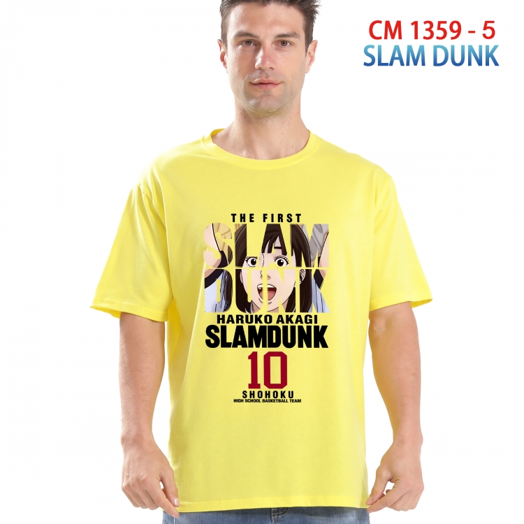 Slam Dunk Printed short-sleeved cotton T-shirt from S to 4XL  1359 5
