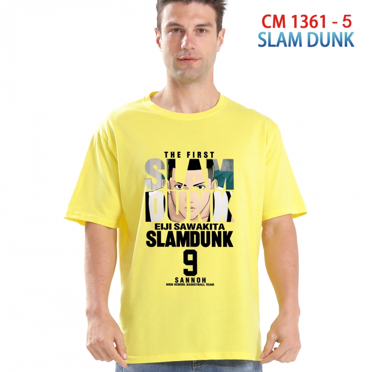 Slam Dunk Printed short-sleeved cotton T-shirt from S to 4XL  1361 5