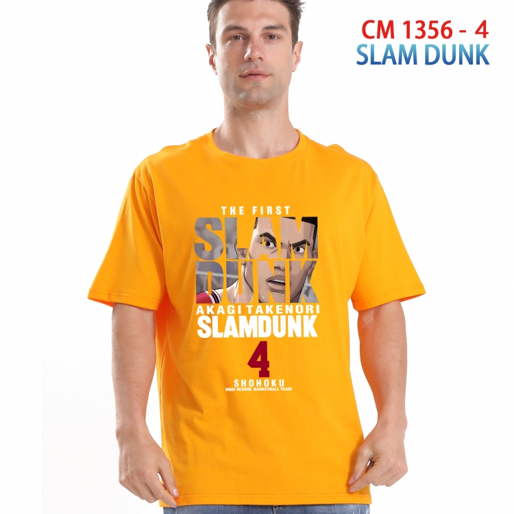 Slam Dunk Printed short-sleeved cotton T-shirt from S to 4XL  1356 4