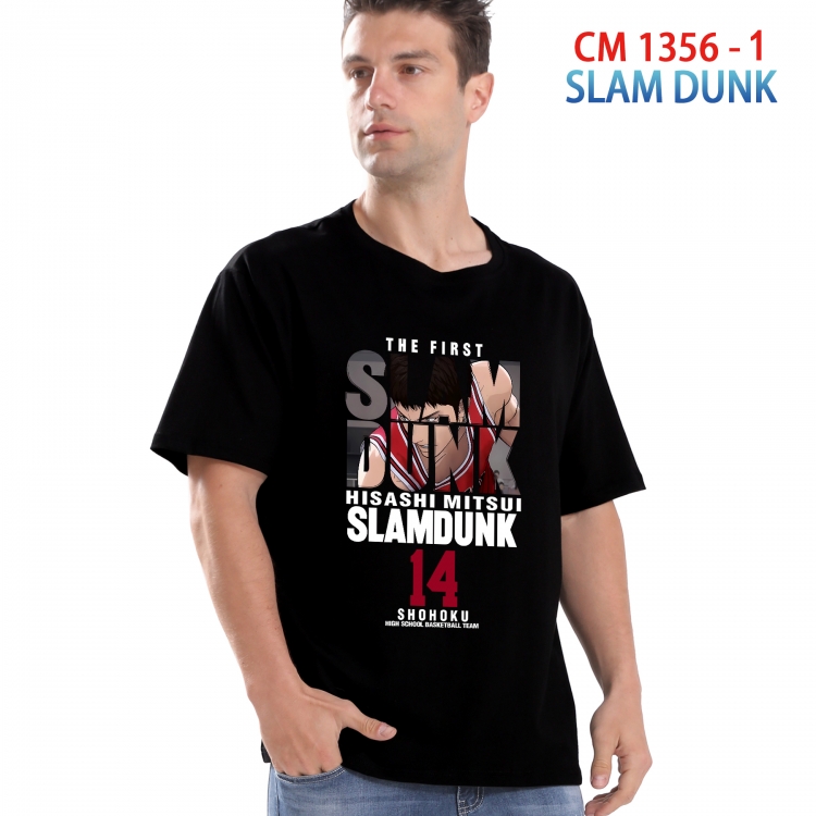 Slam Dunk Printed short-sleeved cotton T-shirt from S to 4XL  1357 1