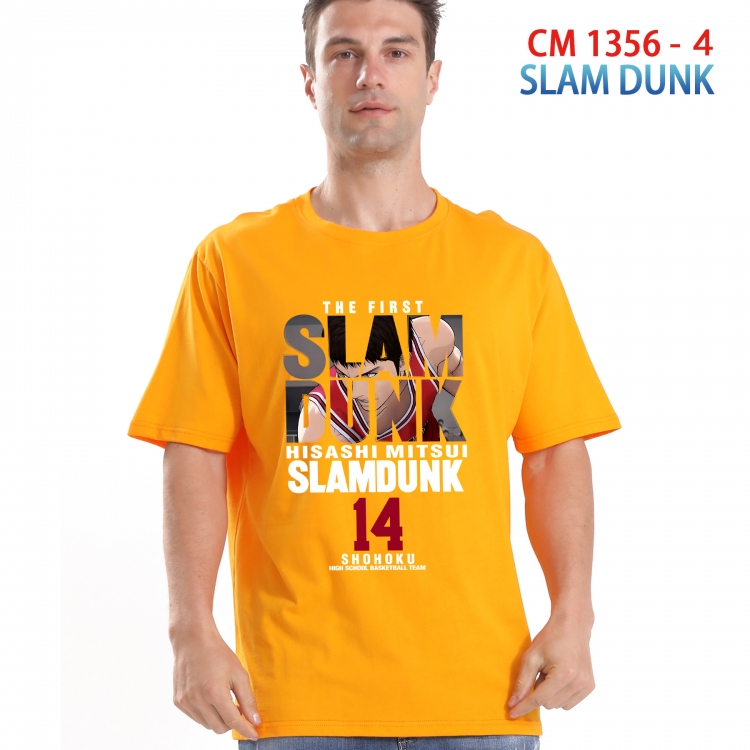 Slam Dunk Printed short-sleeved cotton T-shirt from S to 4XL  1357 4