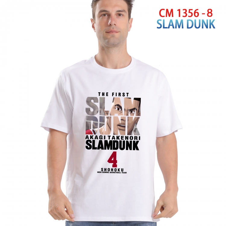 Slam Dunk Printed short-sleeved cotton T-shirt from S to 4XL  1356 8