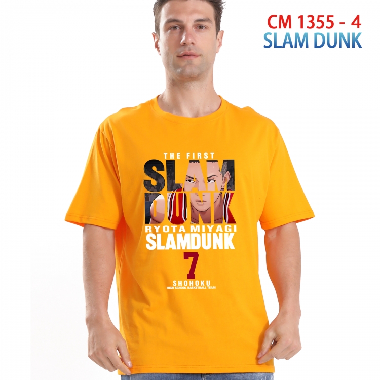 Slam Dunk Printed short-sleeved cotton T-shirt from S to 4XL 1355 4