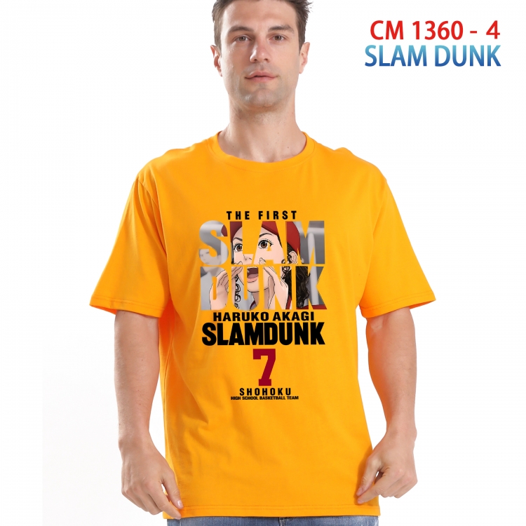 Slam Dunk Printed short-sleeved cotton T-shirt from S to 4XL  1360 4