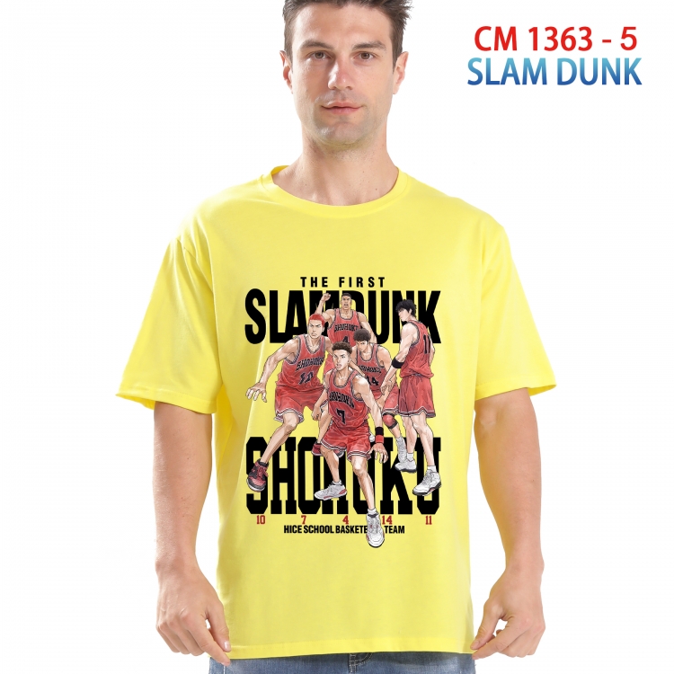 Slam Dunk Printed short-sleeved cotton T-shirt from S to 4XL  1363 5