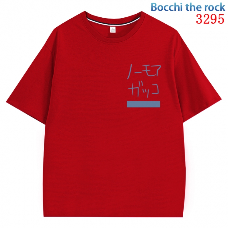 Bocchi the Rock Anime Surrounding New Pure Cotton T-shirt from S to 4XL CMY-3295-3