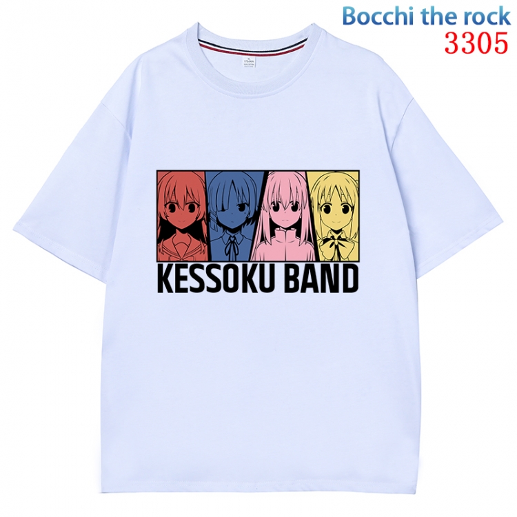 Bocchi the Rock Anime Surrounding New Pure Cotton T-shirt from S to 4XL  CMY-3305-1