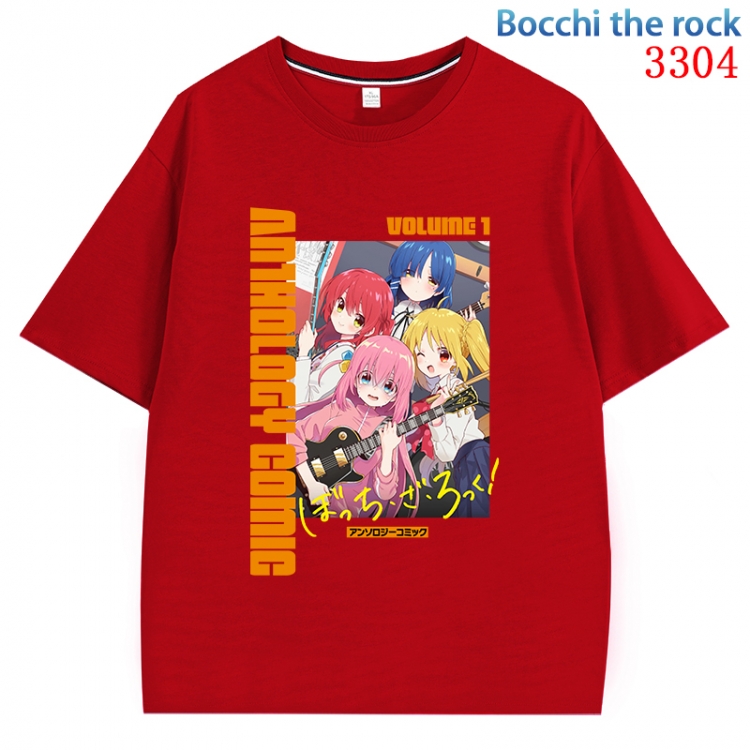 Bocchi the Rock Anime Surrounding New Pure Cotton T-shirt from S to 4XL  CMY-3304-3