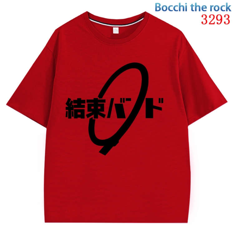 Bocchi the Rock Anime Surrounding New Pure Cotton T-shirt from S to 4XL CMY-3293-3