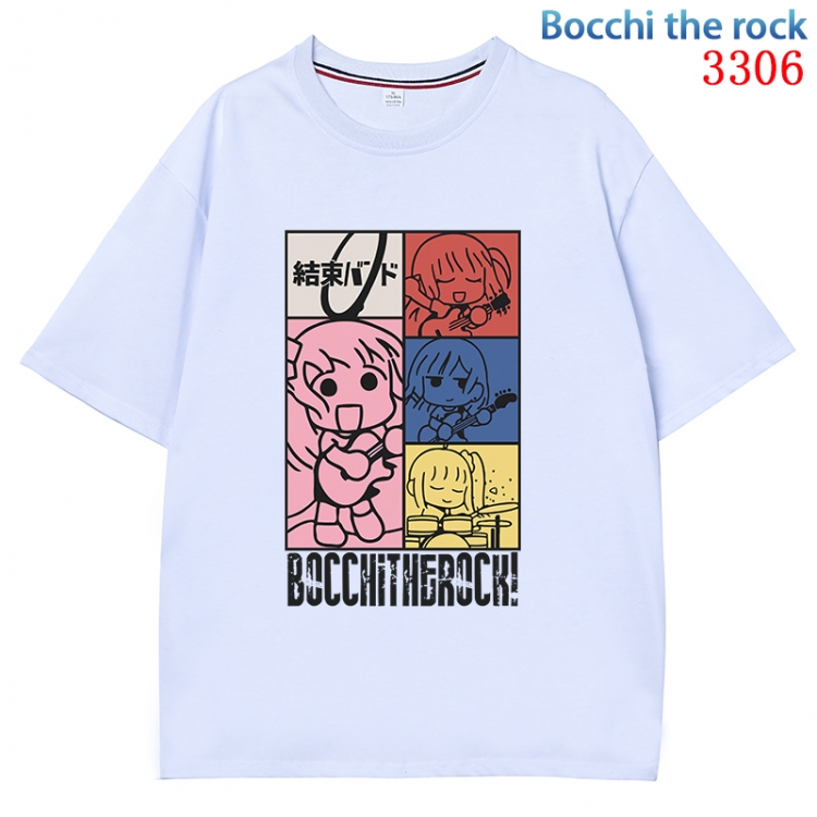 Bocchi the Rock Anime Surrounding New Pure Cotton T-shirt from S to 4XL CMY-3306-1