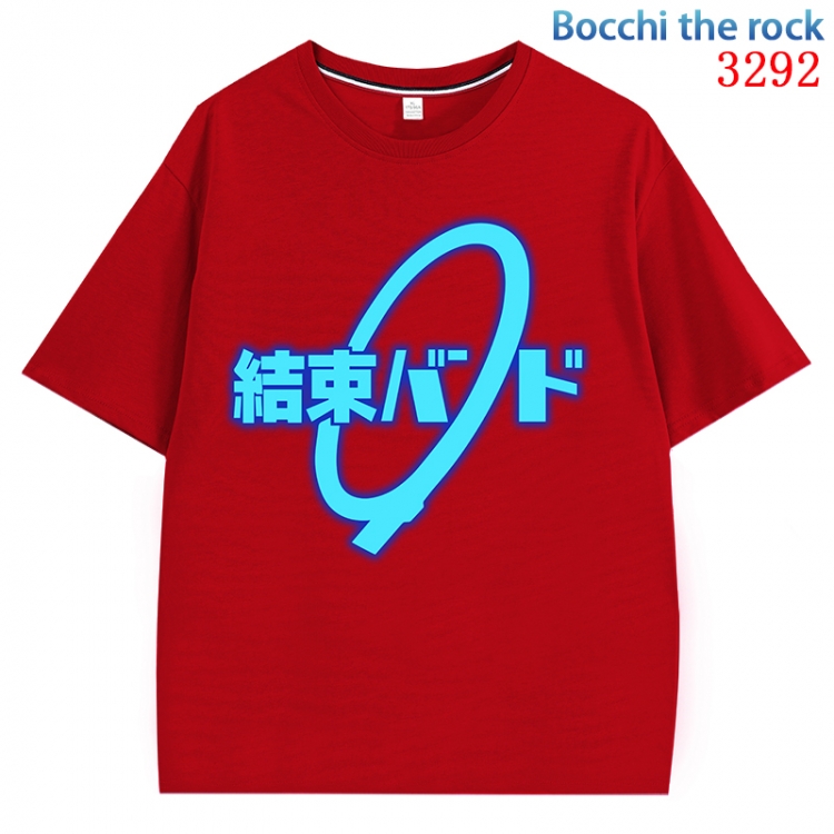 Bocchi the Rock Anime Surrounding New Pure Cotton T-shirt from S to 4XL  CMY-3292-3