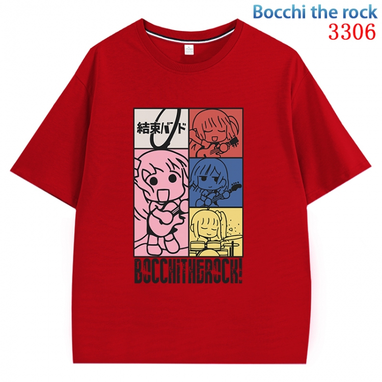 Bocchi the Rock Anime Surrounding New Pure Cotton T-shirt from S to 4XL CMY-3306-3