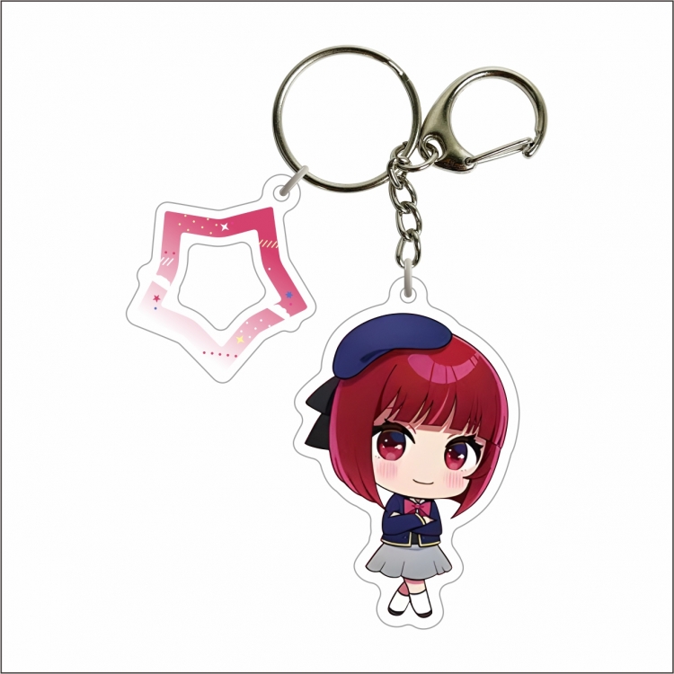 Oshi no ko Animation peripheral 2 pendant keychain pendant decoration price for 5 pcs