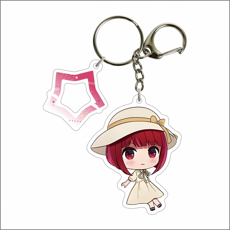 Oshi no ko Animation peripheral 2 pendant keychain pendant decoration price for 5 pcs