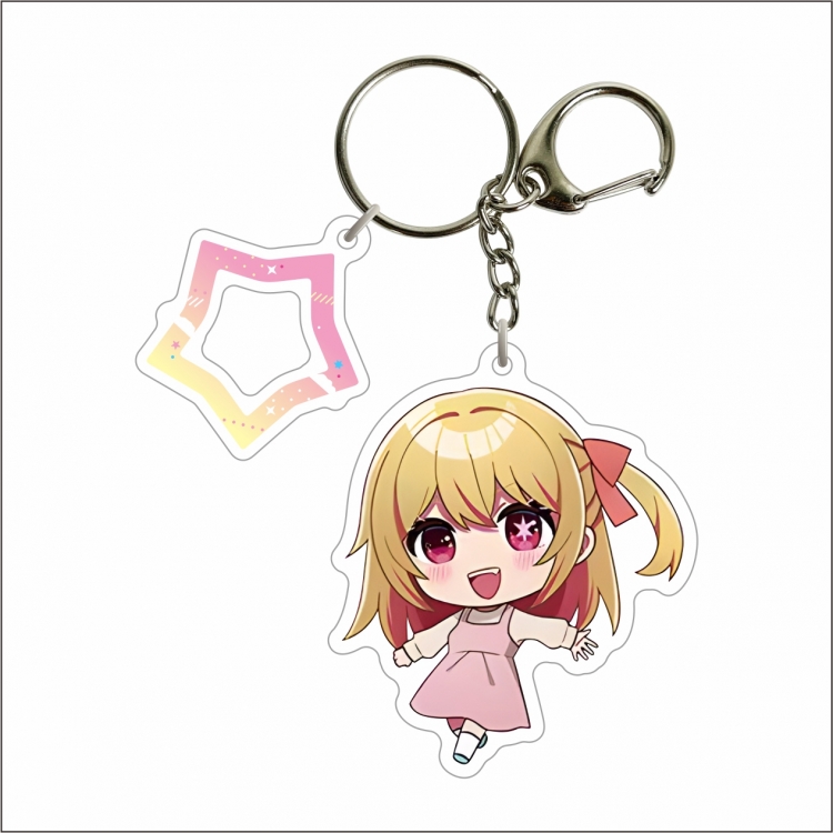 Oshi no ko Animation peripheral 2 pendant keychain pendant decoration price for 5 pcs