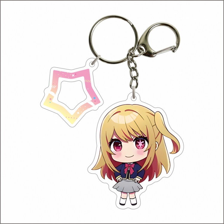 Oshi no ko Animation peripheral 2 pendant keychain pendant decoration price for 5 pcs