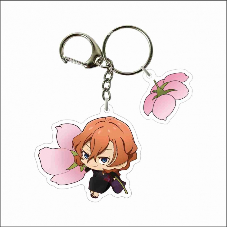 Bungo Stray Dogs Animation peripheral 2 pendant keychain pendant decoration price for 5 pcs