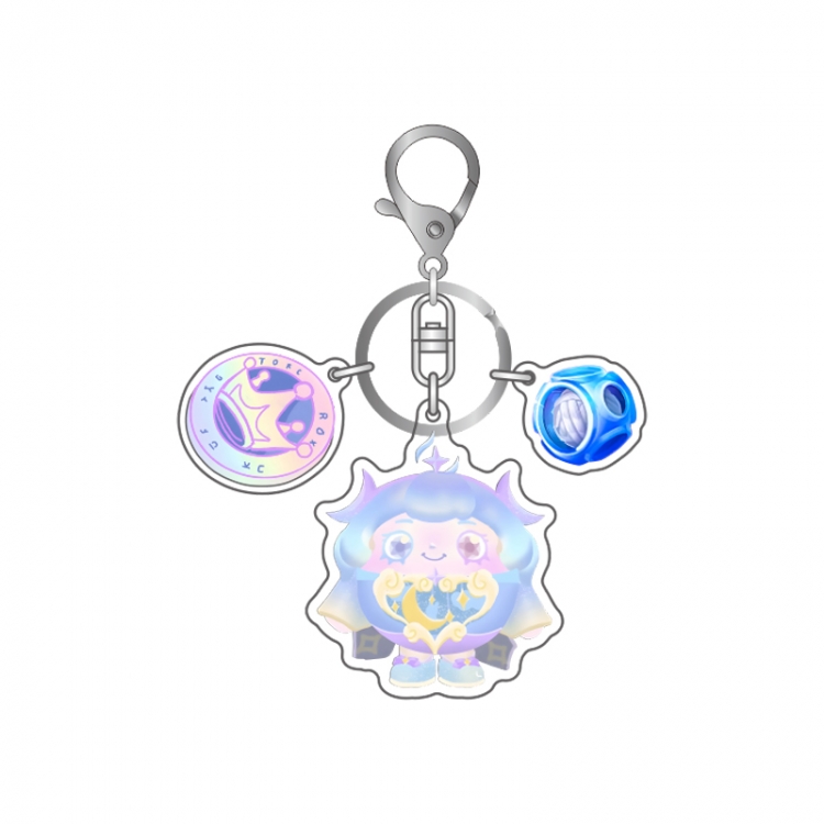 Egg Party Anime surrounding mezzanine keychain  price for 5 pcs