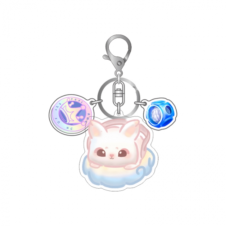 Egg Party Anime surrounding mezzanine keychain  price for 5 pcs