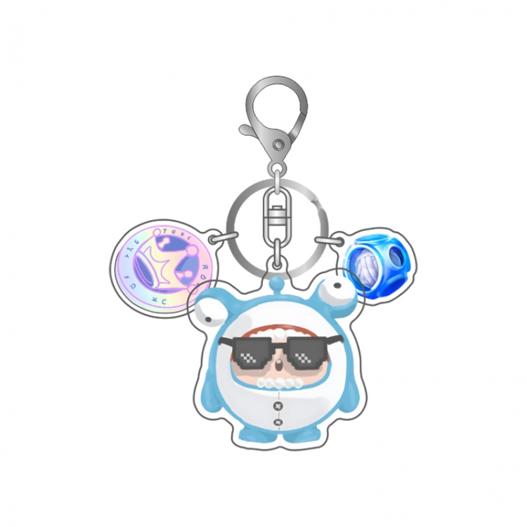 Egg Party Anime surrounding mezzanine keychain  price for 5 pcs