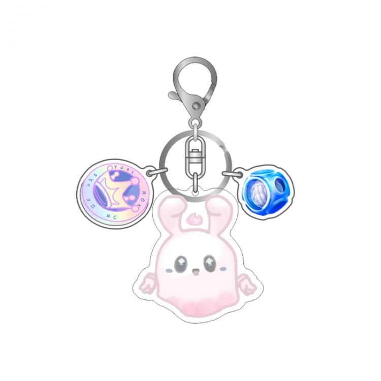 Egg Party Anime surrounding mezzanine keychain  price for 5 pcs