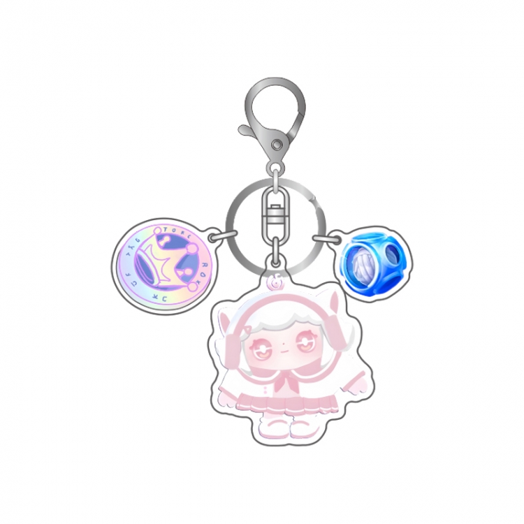 Egg Party Anime surrounding mezzanine keychain  price for 5 pcs