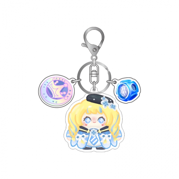 Egg Party Anime surrounding mezzanine keychain  price for 5 pcs