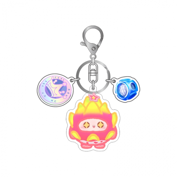 Egg Party Anime surrounding mezzanine keychain  price for 5 pcs