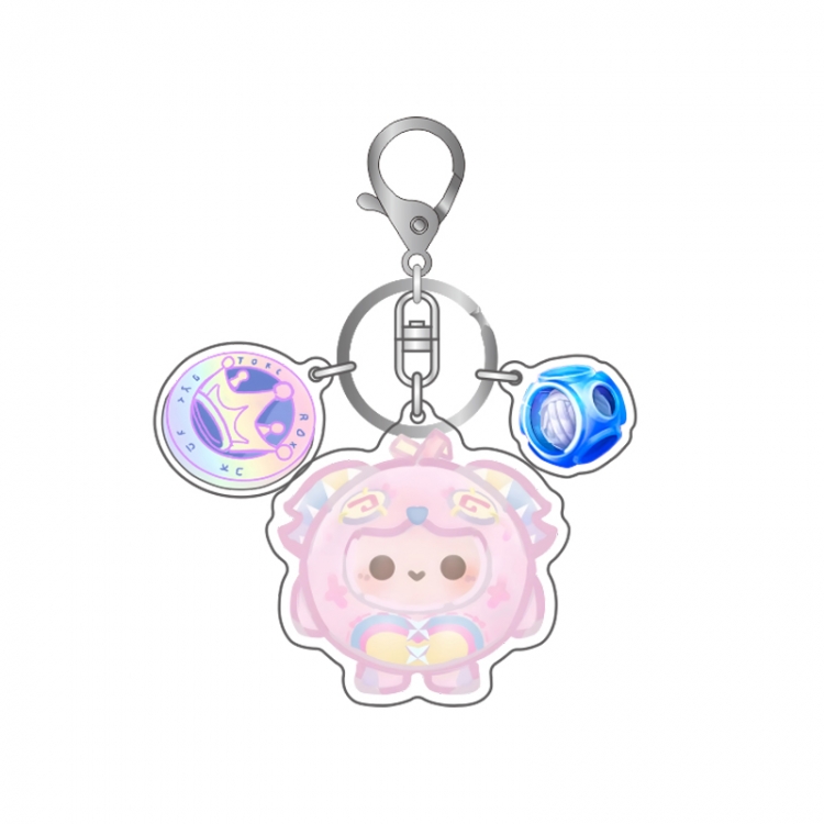 Egg Party Anime surrounding mezzanine keychain  price for 5 pcs