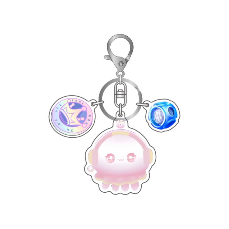 Egg Party Anime surrounding mezzanine keychain  price for 5 pcs