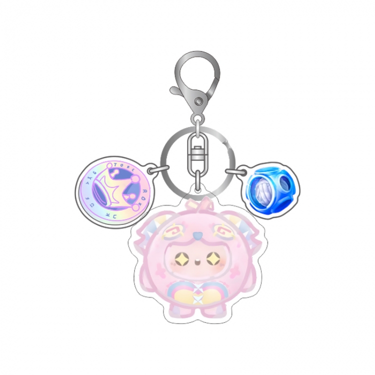 Egg Party Anime surrounding mezzanine keychain  price for 5 pcs