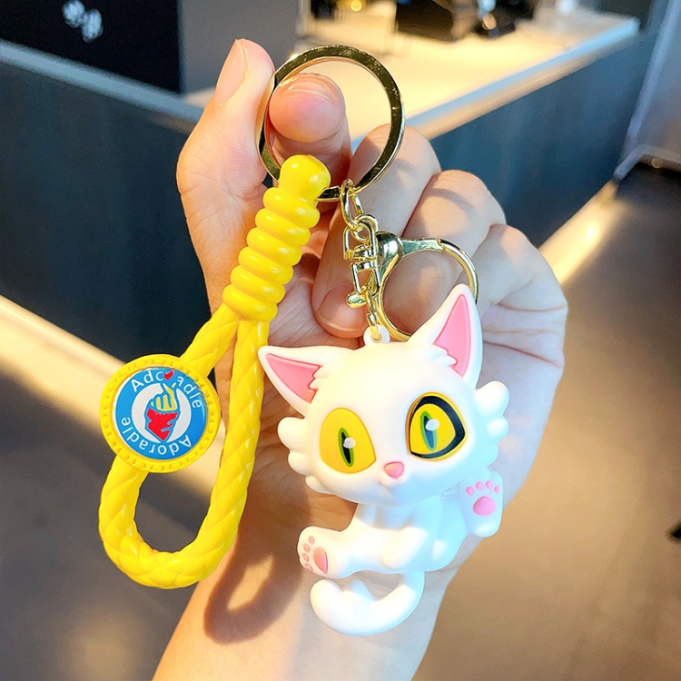 Tour of Bell and Bud  Anime Surrounding 3D Car Keychain Bag Hanging Accessories  price for 5 pcs