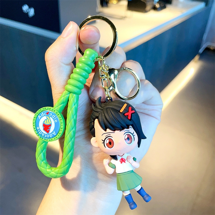 Tour of Bell and Bud  Anime Surrounding 3D Car Keychain Bag Hanging Accessories  price for 5 pcs