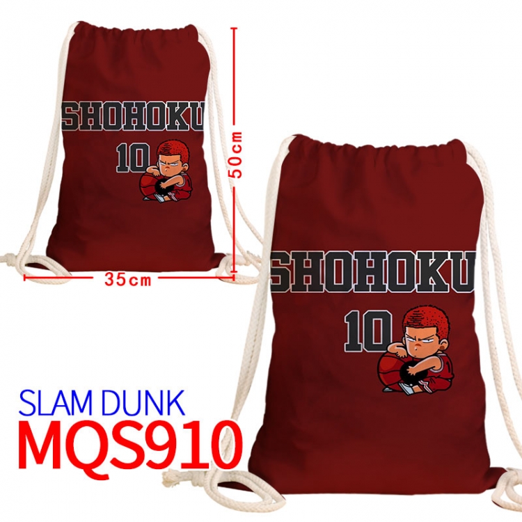 Slam Dunk Canvas drawstring pocket backpack 50x35cm MQS-910