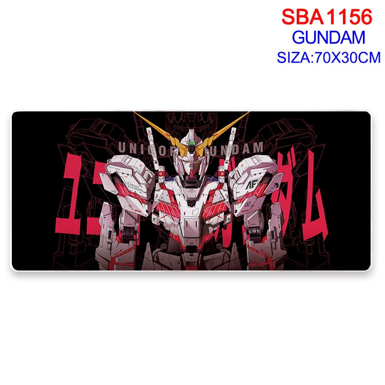 Gundam Animation peripheral locking mouse pad 70X30cm SBA-1156-2