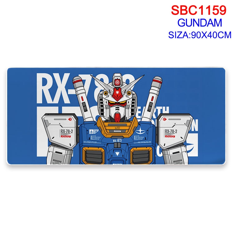 Gundam Anime peripheral edge lock mouse pad 90X40CM SBC-1159-2