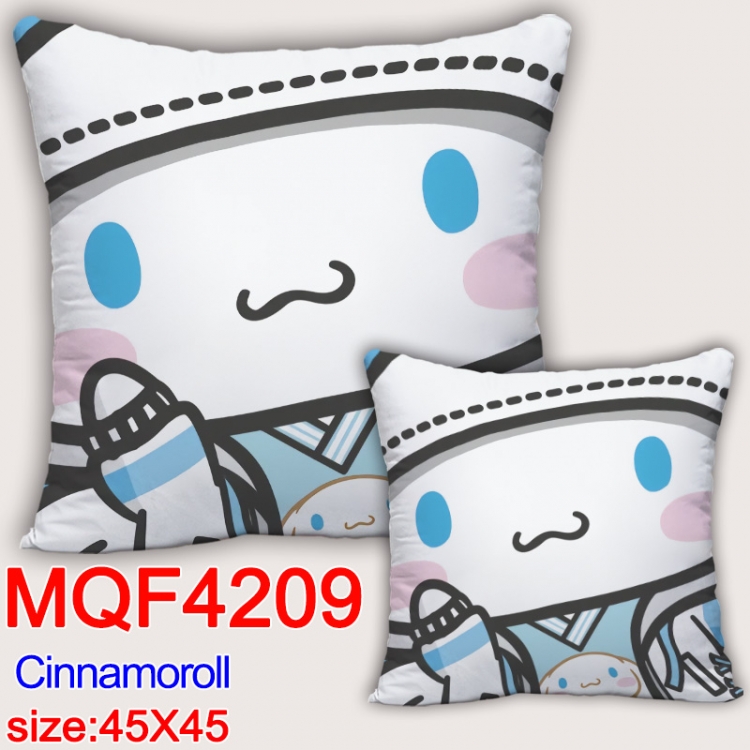 Cinnamoroll  Anime square full-color pillow cushion 45X45CM NO FILLING MQF-4209