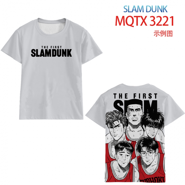 Slam Dunk full color printed short-sleeved T-shirt from 2XS to 5XL  MQTX 3221